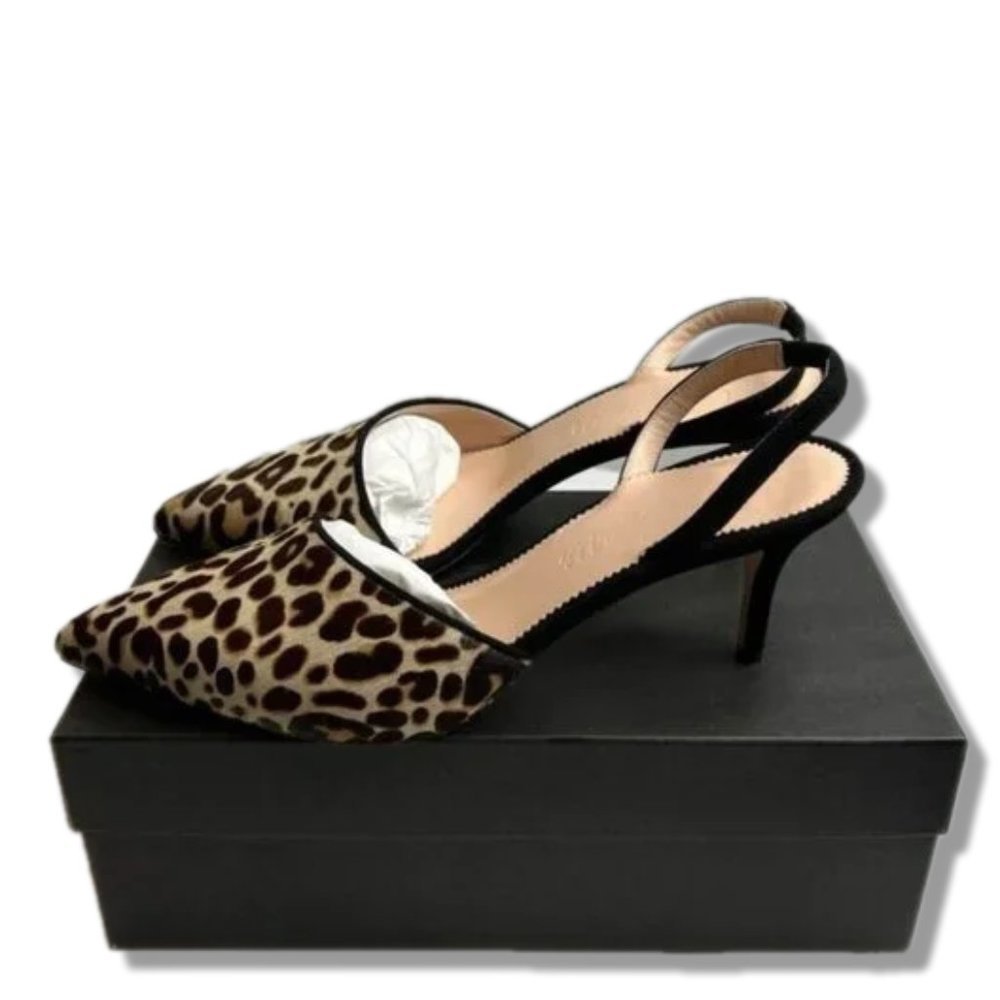 J. Crew Leopard Print Heels - Picture 4 of 5